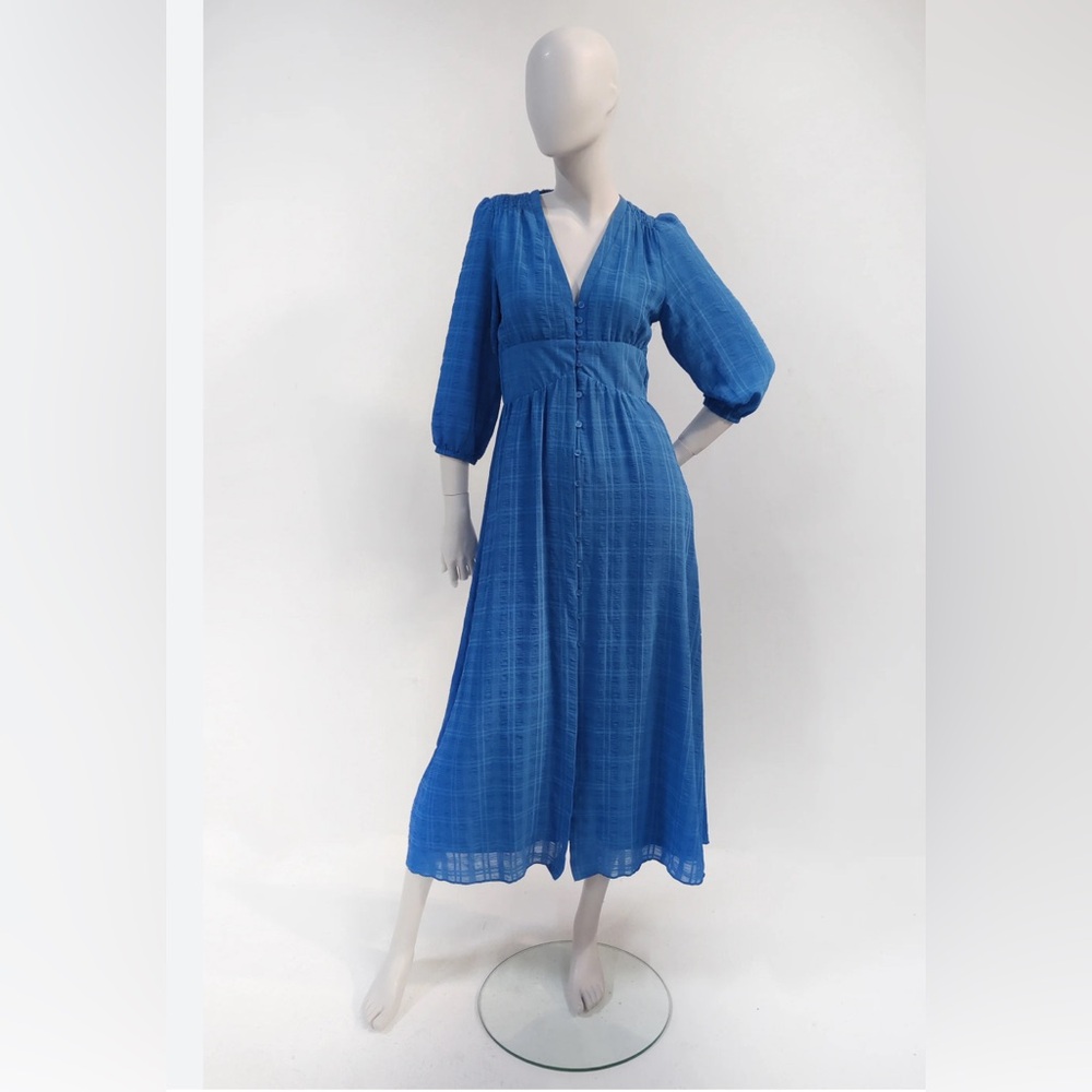Beautiful Reserved Puff Sleeve Dress size Eur 34 Uk 6
